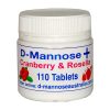 Pure D-Mannose 110 Tablets – Cranberry & Rosella